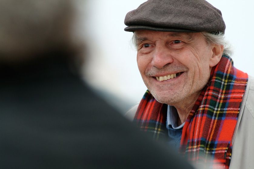 Jacques Rivette, sur le tournage de "Ne touchez pas la hache"