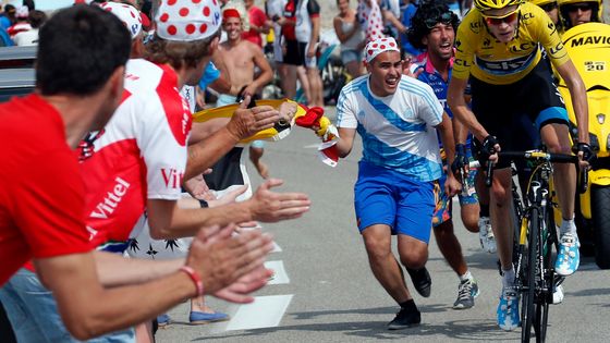 Christopher Froome sur le Mont Ventoux, Tour de France 2013 ©Reuters - POOL New