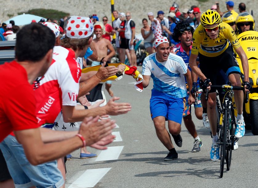 Christopher Froome sur le Mont Ventoux, Tour de France 2013