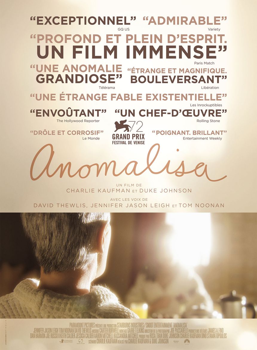 Anomalisa, Charlie Kaufman et Duke Johnson