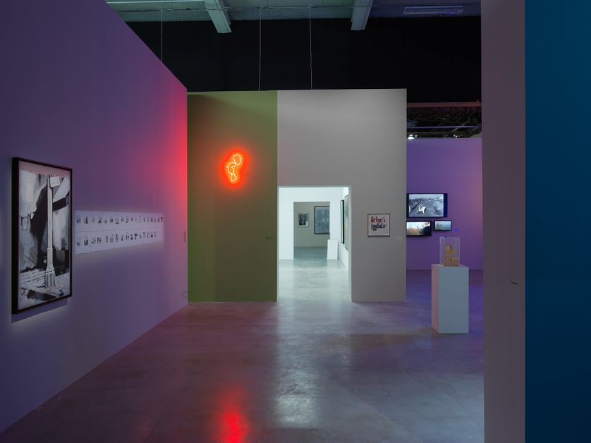 Vue de l’exposition de Jean-Michel Alberola, "L’aventure des détails"
