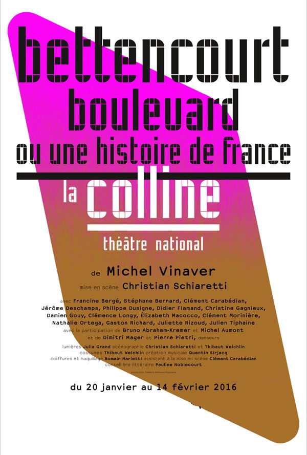 Bettencourt Boulevard ou Une histoire de France de Michel Vinaver