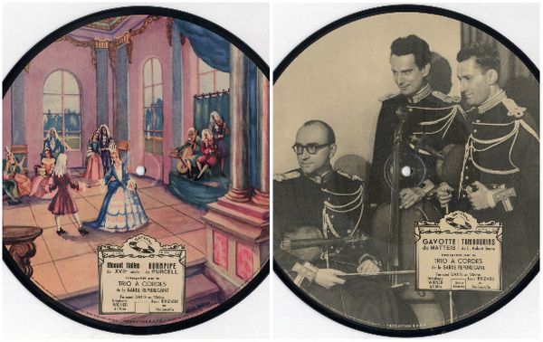 Picture disc garde républicaine label Saturn