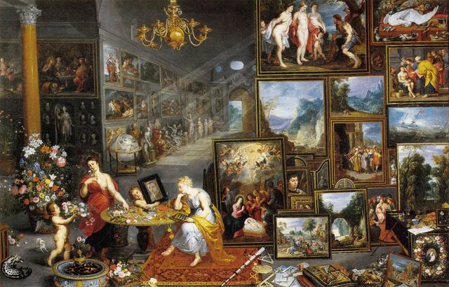 Allégorie de la vue et de l'odorat - Jan Brueghel l'Ancien - 1618