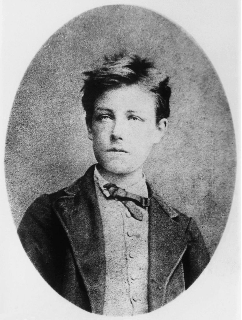 Arthur Rimbaud (1854-1891) par Cayat en 1870. Conservation : Bibliotheque Natio