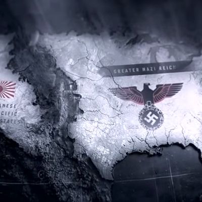 Carte du générique de la série "The Man in the High Castle"