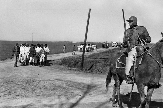 NE PAS UTILISER Photo d'une prison-ferme dans l'Arkansas qui a changé la vie du photographe Jean-Pierre Laffont