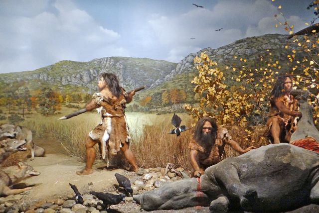 L'Homme de Tautavel il y 450 000 ans.