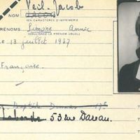 Carte de scolarité de Simone Veil à Sciences-Po