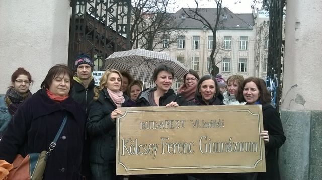 manifestation enseignants hongrie