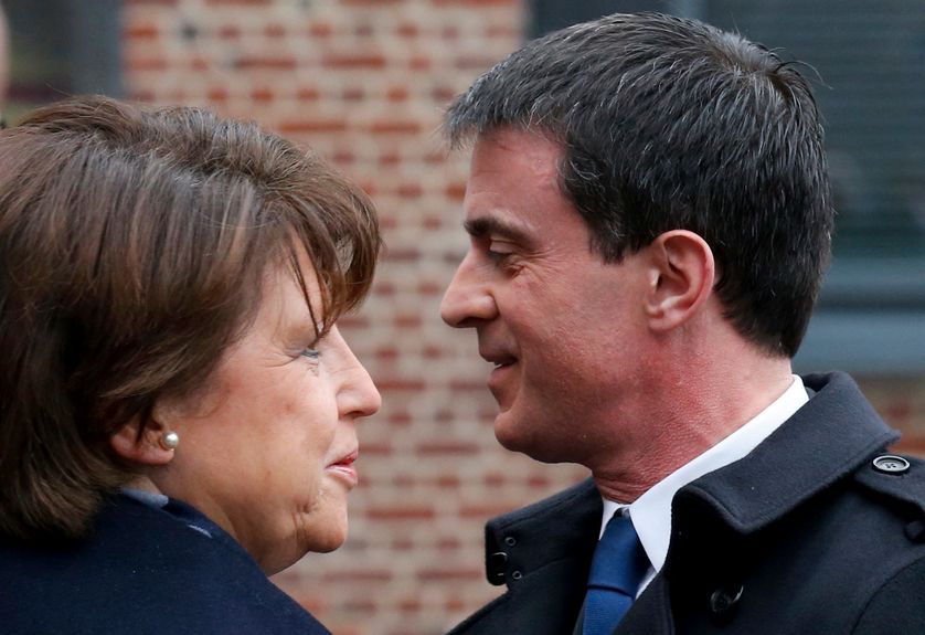 Martine AUBRY et Manuel VALLS