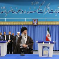 L'Ayatollah Ali Khamenei à l'Assemblée des experts