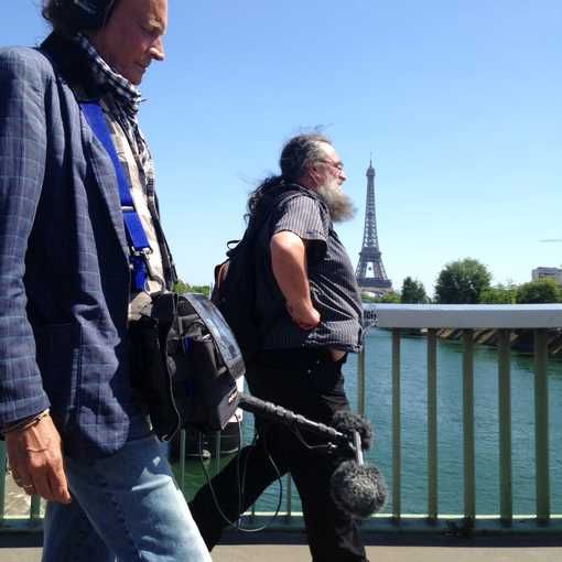 Philippe Bredin et Gilles Malatray en tournage
