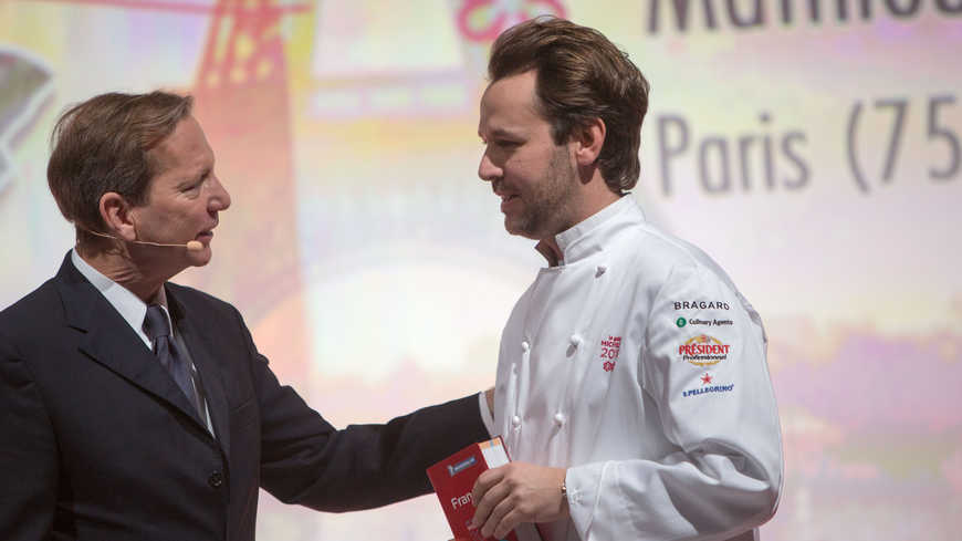 Mathieu Pacaud à la remise des étoiles