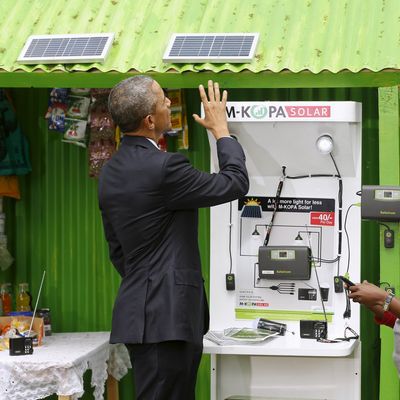 Obama à Nairobi, lors du salon Power Africa Innovation, 25 septembre 2015