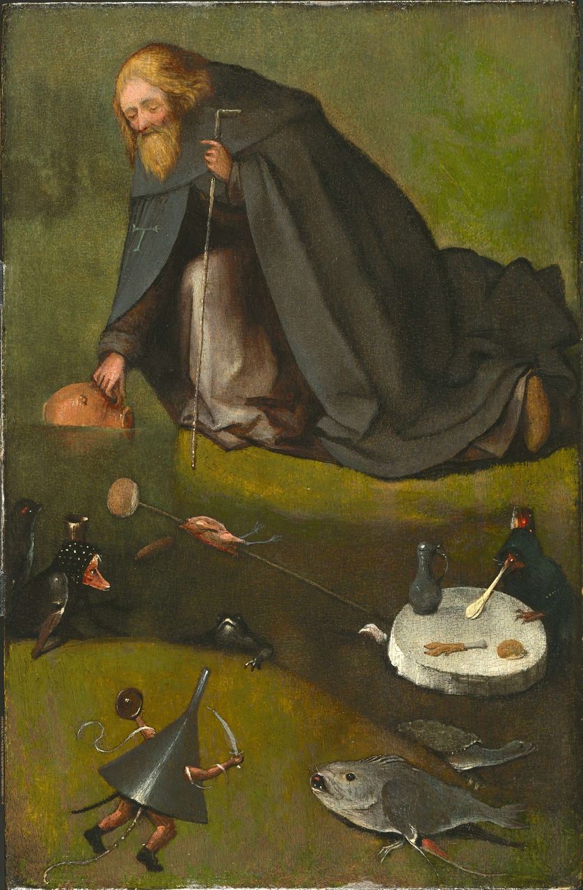 "La Tentation de Saint Antoine", attribuée à Jérôme Bosch