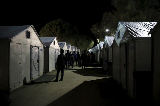 Hotspot à Lesbos
