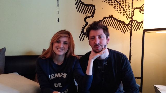Alison Wheeler et Monsieur Poulpe, les nouvelles "Miss météo" du Grand Journal.