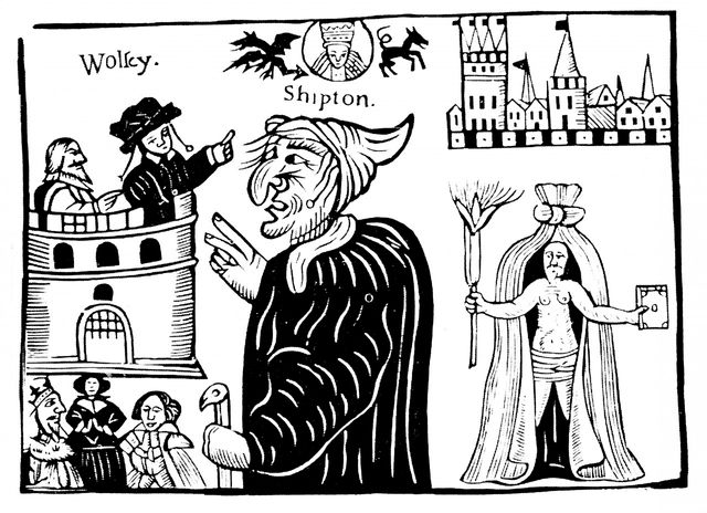 La mère Shipton prédisant la mort du Cardinal Wolsey