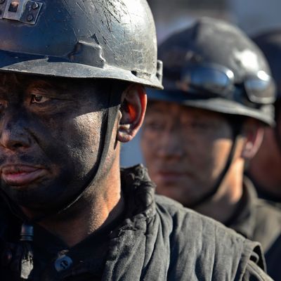 Mineurs dans la province du Shanxi, en Chine