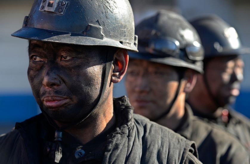 Mineurs dans la province du Shanxi, en Chine