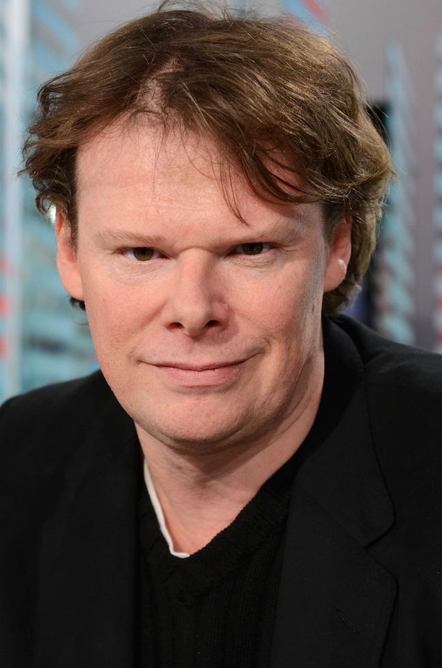 Portrait de Frédéric Bonnaud sur le plateau de LCI (avril 2012)