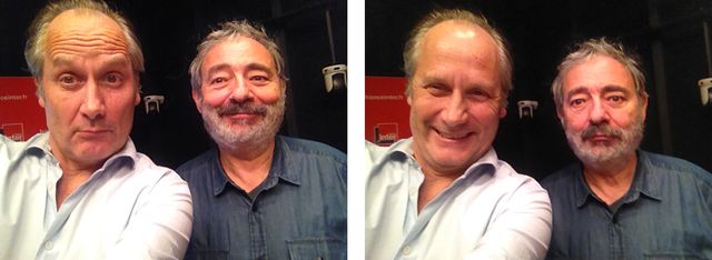 Dan Franck et Hippolyte Girardot