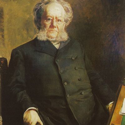 Portrait d'Henrik Ibsen en 1895