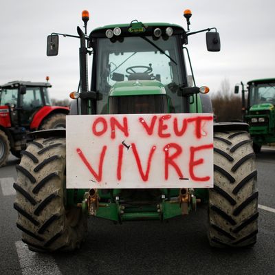 Manifestation d'éleveurs à Rennes, 17 février 2016