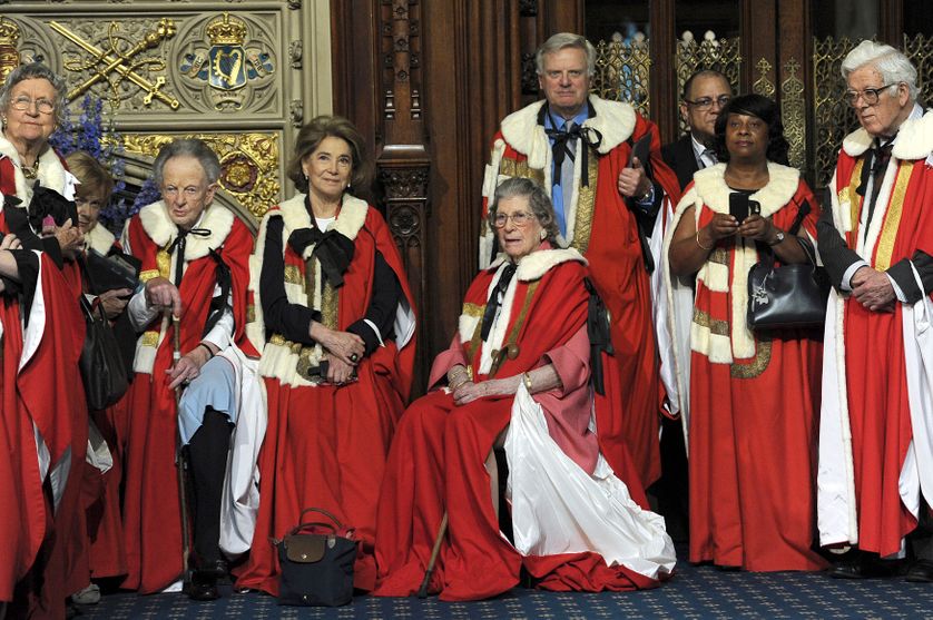 Des membres de la Chambre des Lords en juin 2014