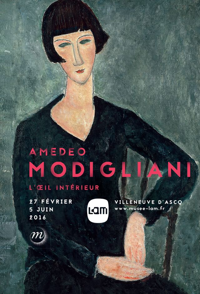 Modigliani L'oeil intérieur LaM, Villeuneuve d'Asq
