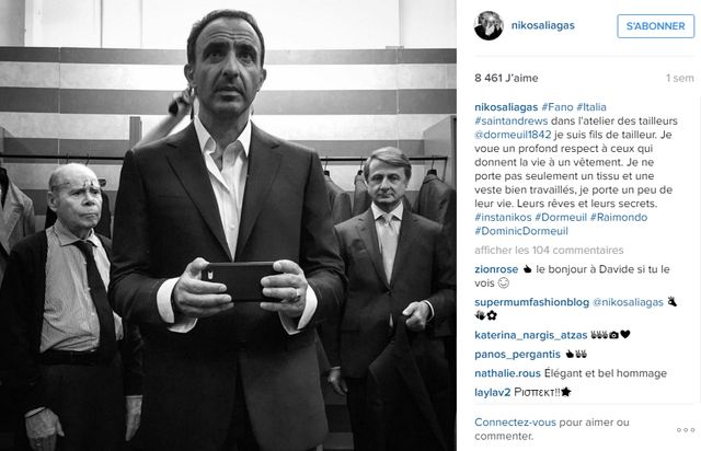 L'instagram de Nikos Aliagas