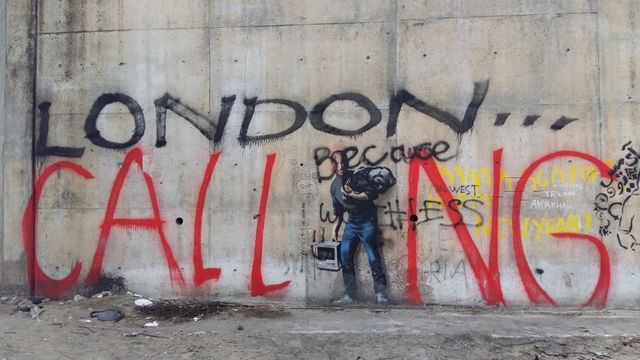 London calling bansky Calais