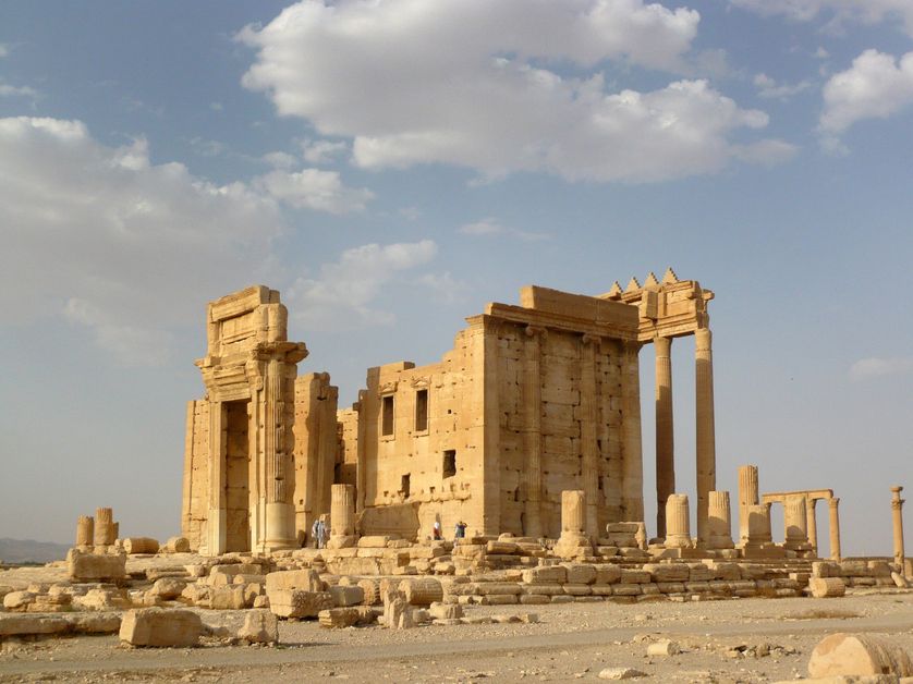 Temple de Bel en 2010 - aujourd'hui largement détruit - Palmyre, Syrie