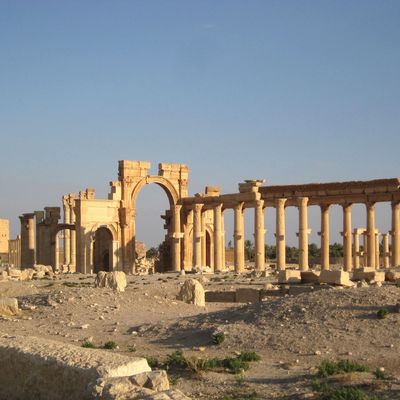 Grand arc et colonnade de Palmyre