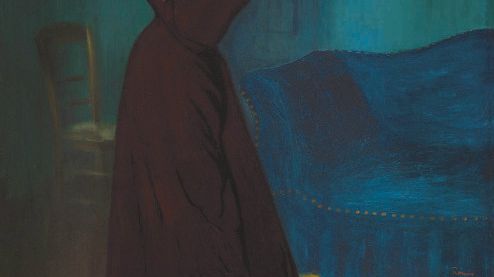Jozsef Rippl-Ronai, "femme à la cage", 1892 © Budapest, Galerie national hongroise