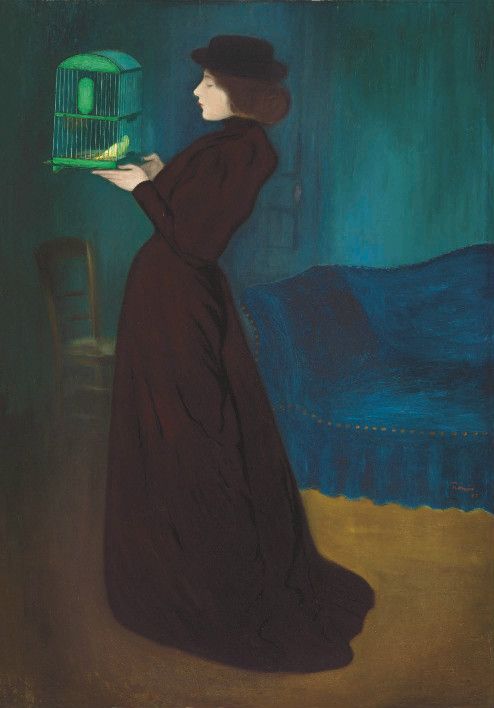 Femme à la cage / József Rippl-Rónai