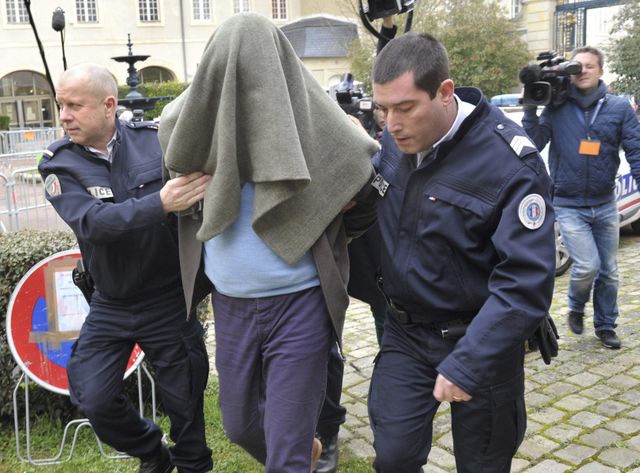 Jacobus Van Nierop, à son arrivée au palais de justice de Nevers le 8 mars 2016