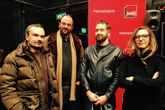 Philippe Guedj, Alex Nikolavitch, Patrice Blouin et Salomé Lagresle