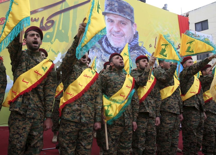 Manifestation du Hezbollah au sud du Liban le 2 mars 2016