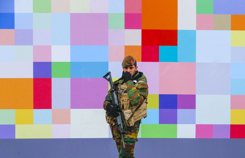 Bruxelles, au lendemain des attentas de Paris