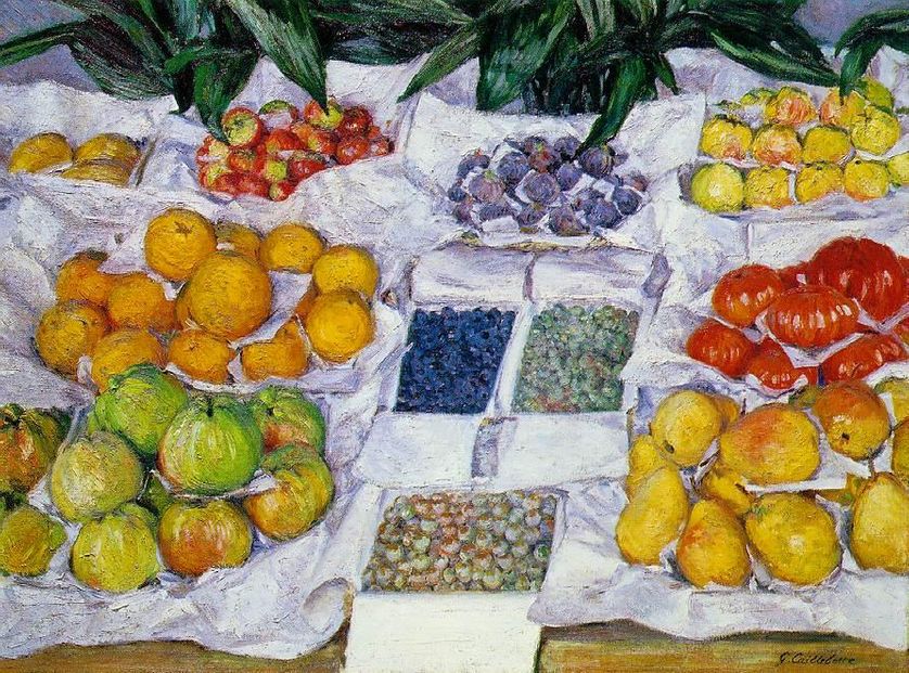 Gustave Caillebotte - Fruits à l'étalage (1876)