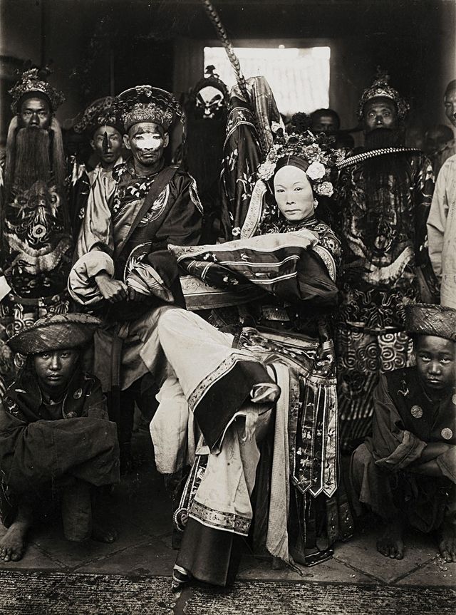 Auguste François (1857-1935), Théâtre chinois, 1902