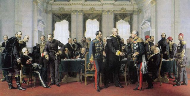 Le Congrès de Berlin du 13 juillet 1878 par Anton von Werner - 1881