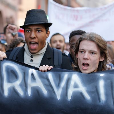 La manif du 17 mars, Strasbourg