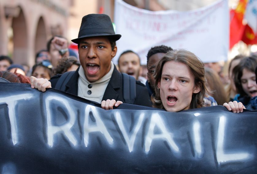 La manif du 17 mars, Strasbourg