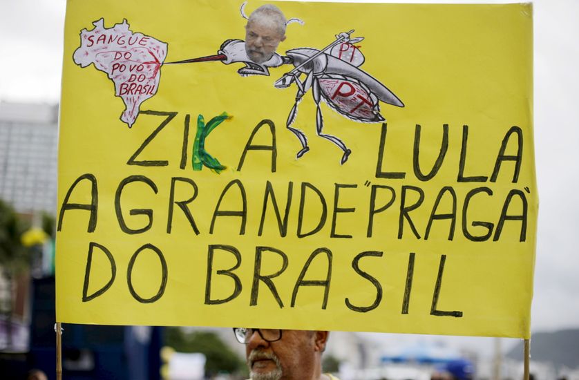 "Le virus Lula, la grande peste du Brésil", le 13 mars 2016