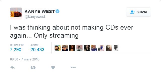 Kanye West twitter