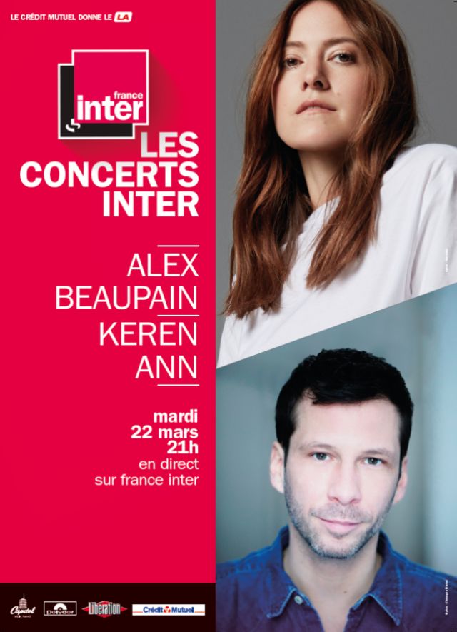Concert NRV Alex Beaupain et Keren Ann