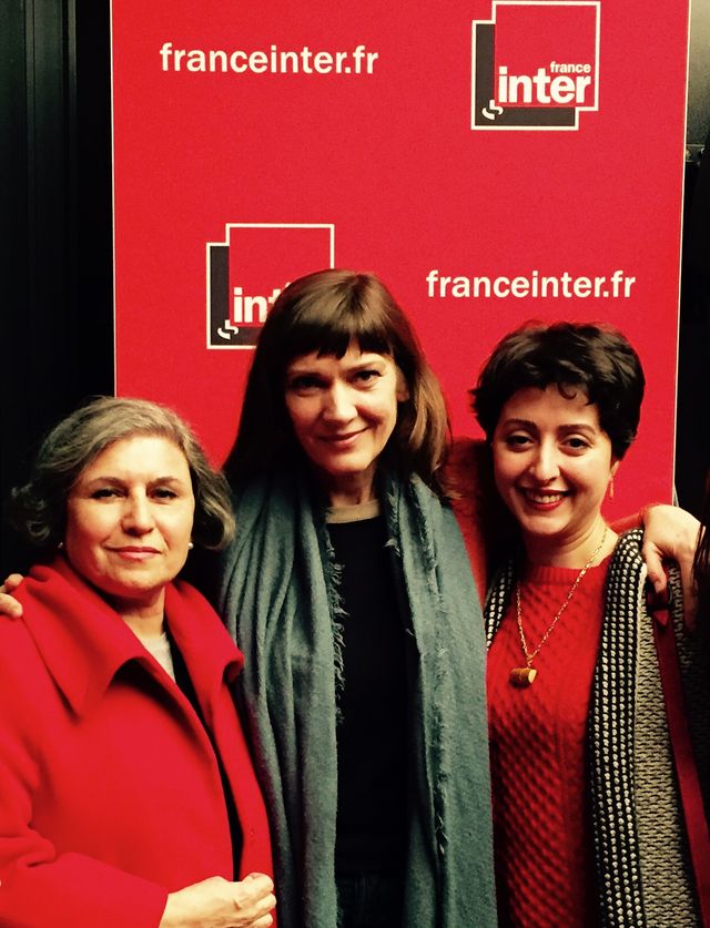 Parvin Namazi, Elise Caron et Sara Najafi